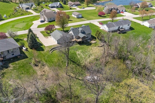 13294 212th Ave, Anamosa, IA 52205 - aerial perspective of suburban area with a large body of water