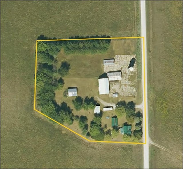 3367 Frost Ave, Brandon, IA 52210 - aerial overview of property's location featuring property boundaries highlighted
