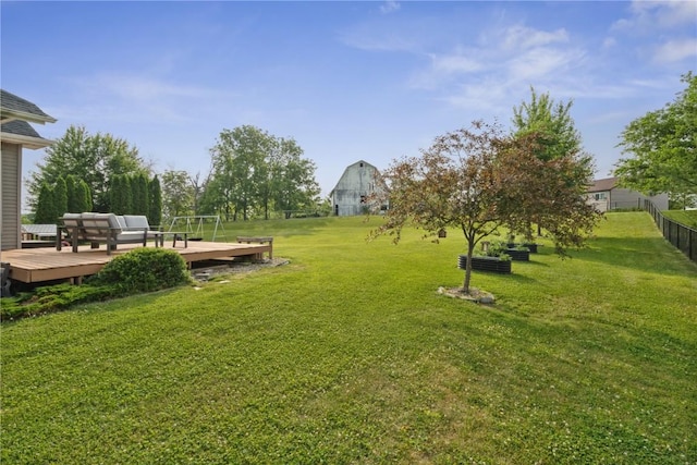 765 34th Ave, Marion, IA 52302 - view of yard with a deck