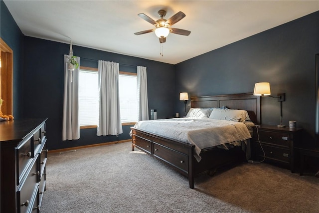 765 34th Ave, Marion, IA 52302 - carpeted bedroom featuring ceiling fan and baseboards