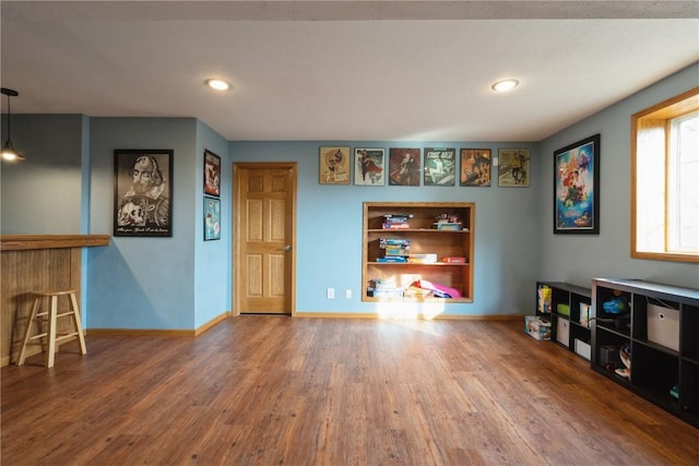765 34th Ave, Marion, IA 52302 - playroom with wood finished floors and recessed lighting