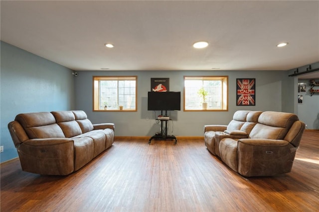 765 34th Ave, Marion, IA 52302 - living room with wood finished floors, healthy amount of natural light, and recessed lighting