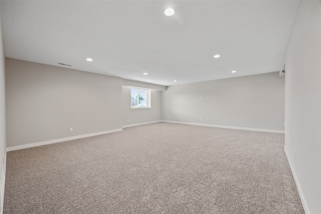 6415 Rookwood Ln, Marion, IA 52302 - carpeted spare room with recessed lighting and baseboards