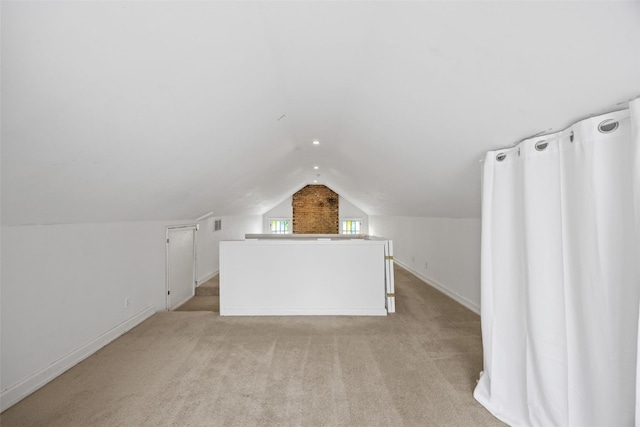 362 Garden Dr SE, Cedar Rapids, IA 52403 - bonus room featuring lofted ceiling and light colored carpet