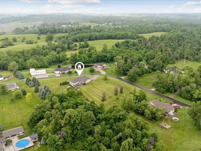 3387 64th St, Palo, IA 52324 - overview of rural landscape
