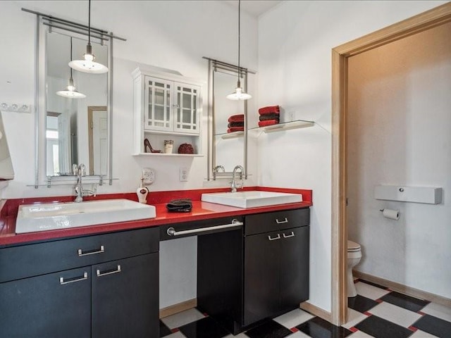 3387 64th St, Palo, IA 52324 - kitchen with open shelves and pendant lighting