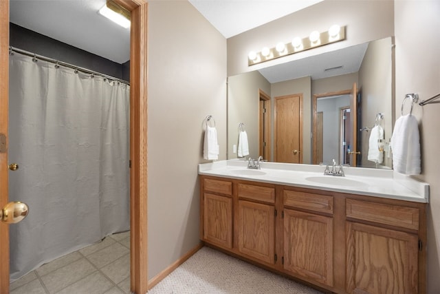 3810 Waterview Ct SW, Cedar Rapids, IA 52404 - bathroom featuring double vanity