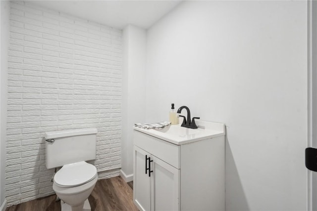 5995 32nd Ave, Shellsburg, IA 52332 - bathroom with vanity and wood finished floors