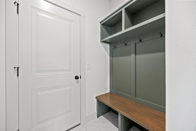 2682 Burr Oak Ct, Marion, IA 52302 - mudroom featuring marble finish floors and baseboards