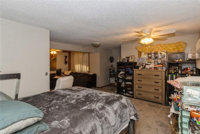 1932 N Ridge Dr, Coralville, IA 52241 - carpeted bedroom featuring a textured ceiling