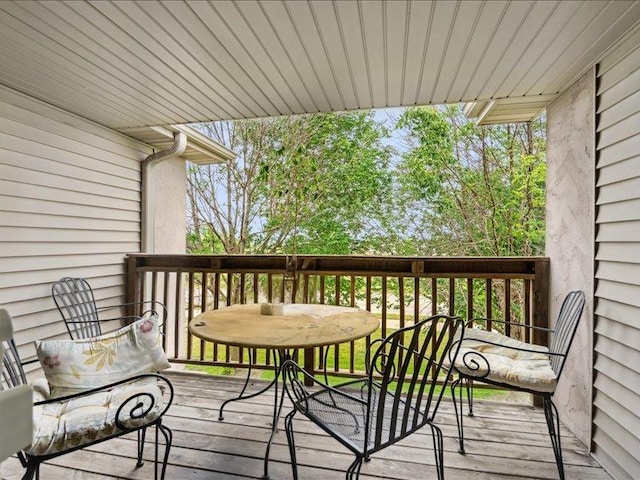 1020 240th St NE Unit 8, North Liberty, IA 52317 - view of wooden terrace
