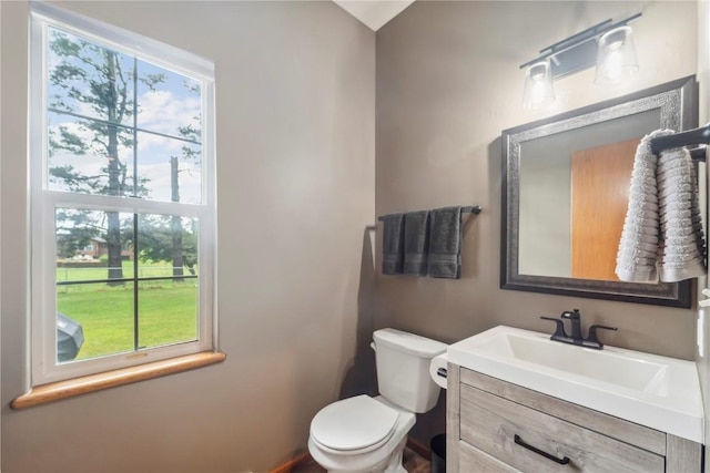 2385 Wolf Creek Trl, Hiawatha, IA 52233 - half bath featuring vanity and plenty of natural light