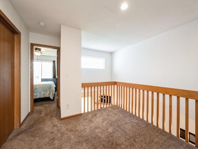 2635 6th St, Marion, IA 52302 - hall with carpet flooring and baseboards