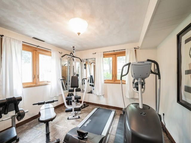 4288 Fox Meadow Dr SE, Cedar Rapids, IA 52403 - exercise room with plenty of natural light