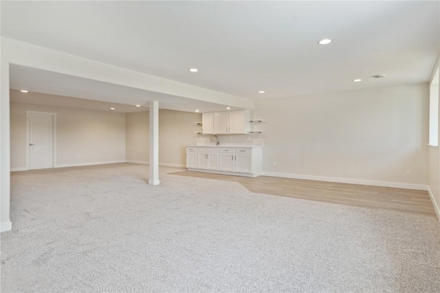 1417 Echo Ridge Ln, Marion, IA 52302 - finished basement featuring recessed lighting and light carpet