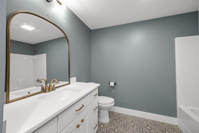 1153 Cedar Springs Dr, Marion, IA 52302 - full bathroom featuring vanity and washtub / shower combination