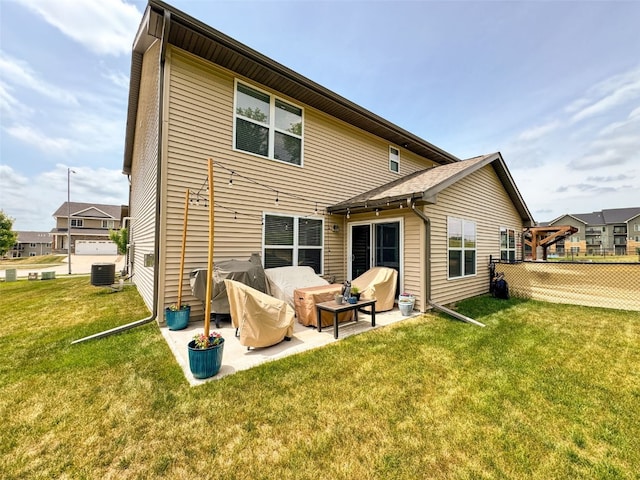 1004 Creekside Dr, Tiffin, IA 52340 - back of house featuring a patio area