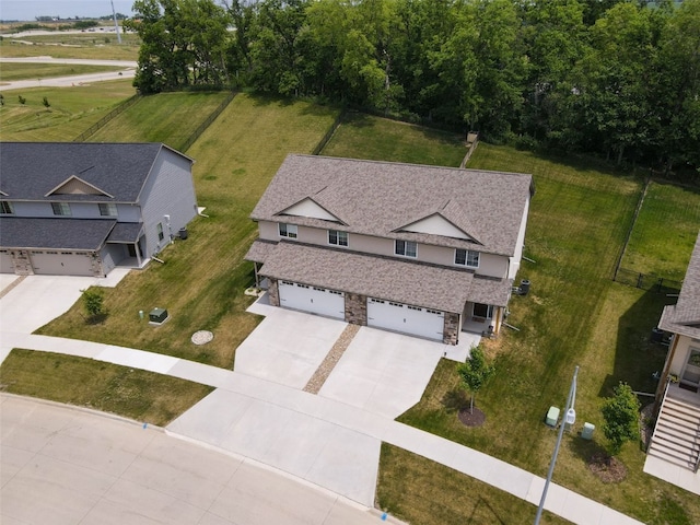 1004 Creekside Dr, Tiffin, IA 52340 - aerial view of property and surrounding area