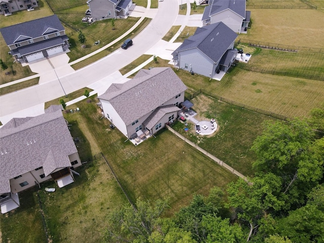 1004 Creekside Dr, Tiffin, IA 52340 - aerial view of property and surrounding area with nearby suburban area