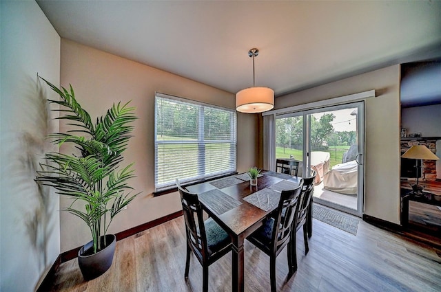 1004 Creekside Dr, Tiffin, IA 52340 - dining area with plenty of natural light and light wood-type flooring