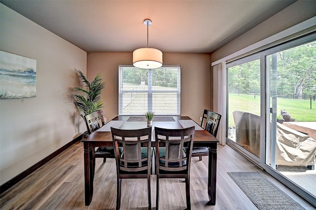 1004 Creekside Dr, Tiffin, IA 52340 - dining room with wood finished floors