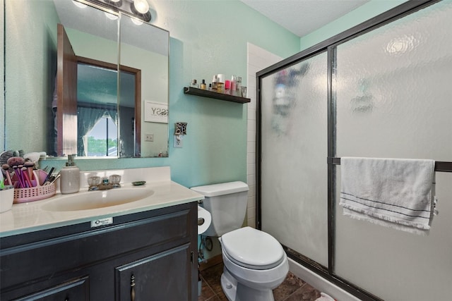 4485 Armar Dr SE Unit 101, Cedar Rapids, IA 52403 - bathroom featuring vanity and a shower stall