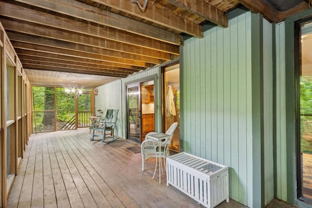 2520 NE Sugar Bottom Rd, Solon, IA 52333 - view of wooden terrace