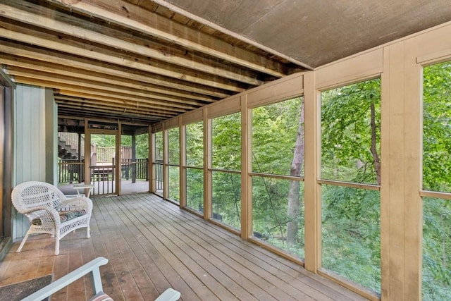 2520 NE Sugar Bottom Rd, Solon, IA 52333 - view of unfurnished sunroom