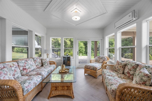 1574 Turkey Ridge Ct NW, Swisher, IA 52338 - sunroom / solarium with a wall unit AC
