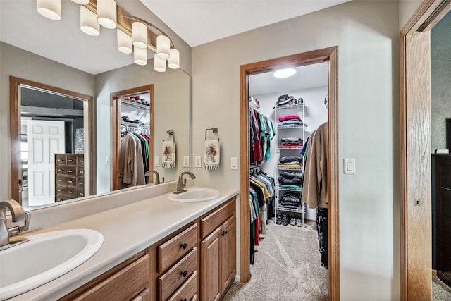 4131 Lakeview Dr SW, Cedar Rapids, IA 52404 - full bath featuring double vanity and a spacious closet