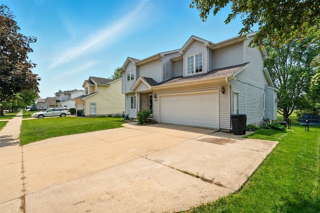 1255 Pacific St, Ely, IA 52227 - view of front of home featuring concrete driveway and a front yard