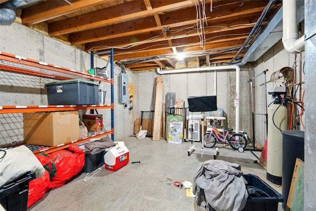 1255 Pacific St, Ely, IA 52227 - unfinished basement with electric panel