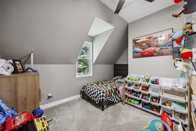 518 Main St, Fairfax, IA 52228 - bedroom featuring carpet flooring and lofted ceiling