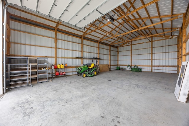 3363 Southridge Dr, Amana, IA 52203 - garage with metal wall