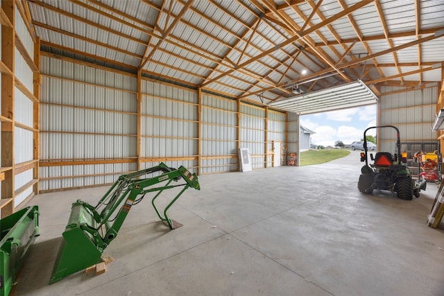 3363 Southridge Dr, Amana, IA 52203 - garage with metal wall