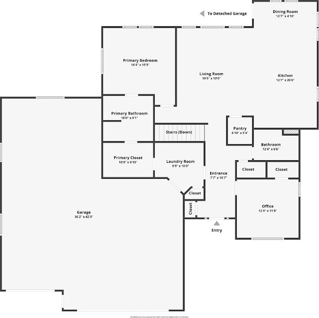 3363 Southridge Dr, Amana, IA 52203 - view of floor plan / room layout