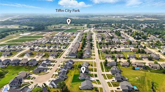 1002 Croell Ave, Tiffin, IA 52340 - aerial perspective of suburban area