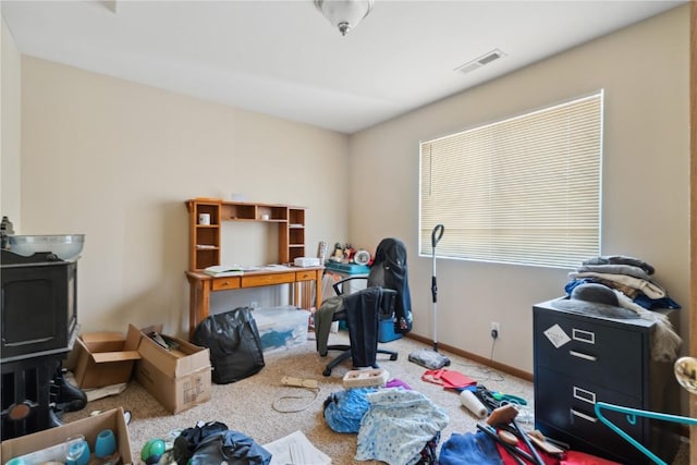 1230 Murray NE Unit 10, Cedar Rapids, IA 52402 - office featuring carpet flooring and baseboards