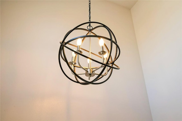 4593 Spoonbill Ct, Marion, IA 52302 - detailed view of a chandelier