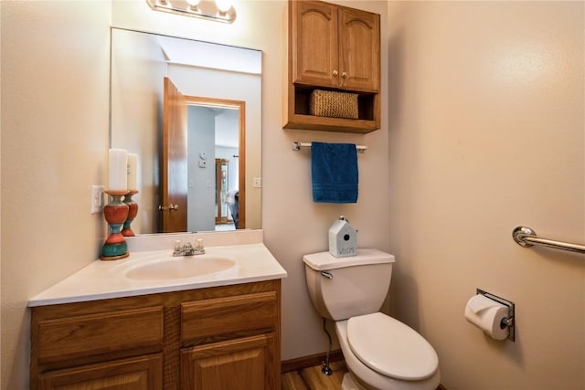 4593 Spoonbill Ct, Marion, IA 52302 - half bath featuring vanity and toilet