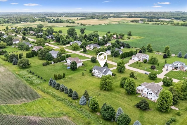 5515 W Mustang Rd NE, Cedar Rapids, IA 52411 - overview of rural landscape with large plots for crops