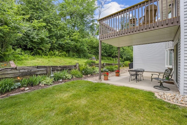 3921 Lexington Dr NE Unit B, Cedar Rapids, IA 52402 - view of green lawn featuring a patio