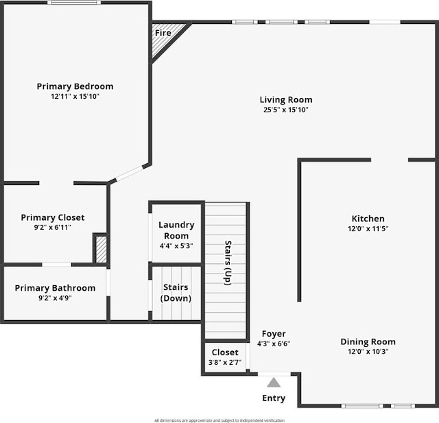 664 J Ave NE Unit A, Cedar Rapids, IA 52402 - view of room layout
