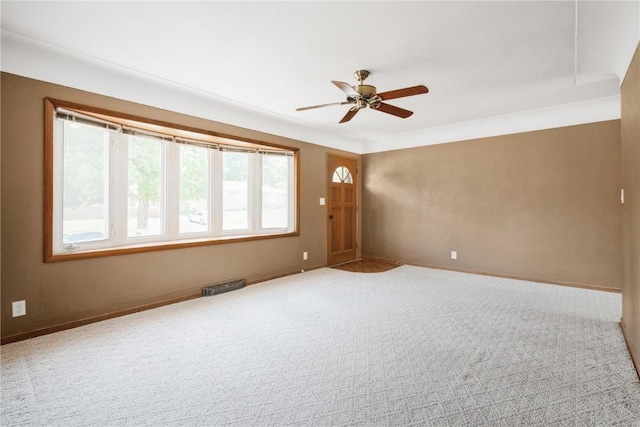 3624 Bel Air Dr SE, Cedar Rapids, IA 52403 - unfurnished room featuring carpet flooring and ceiling fan