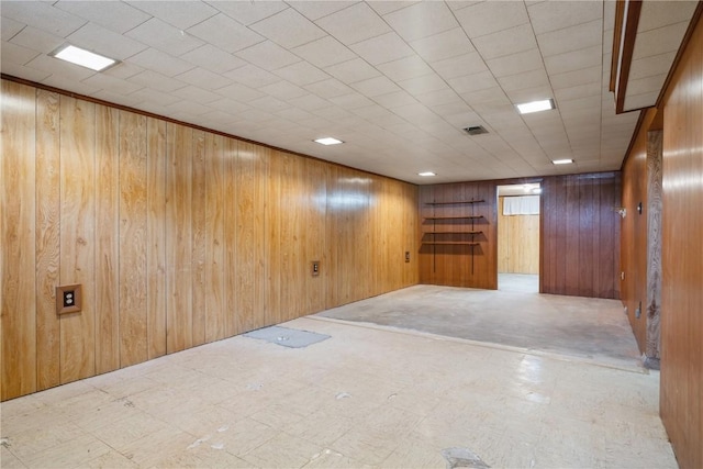 3624 Bel Air Dr SE, Cedar Rapids, IA 52403 - finished basement featuring wood walls
