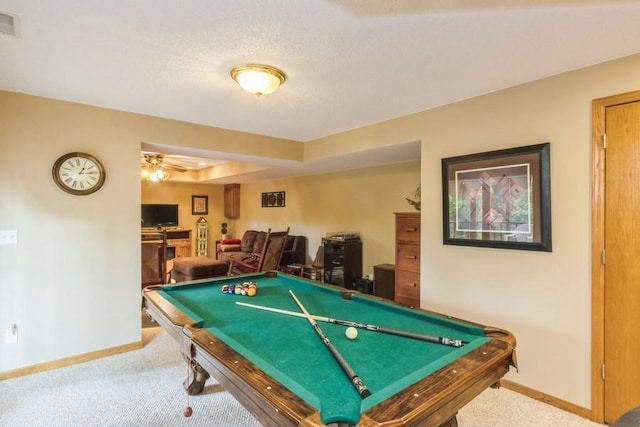 2815 Oak Crest Ct NW, Cedar Rapids, IA 52405 - rec room featuring billiards table and carpet floors