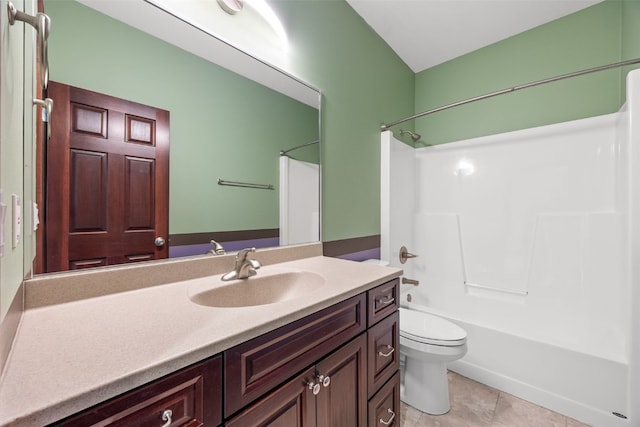 4452 Plumberry Rd, Ely, IA 52227 - full bathroom featuring vanity, shower / tub combination, and tile patterned floors