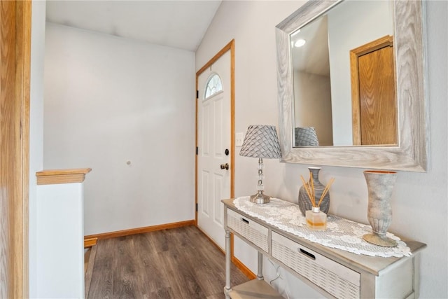 1727 Hunters Creek Way, Marion, IA 52302 - foyer featuring wood finished floors and baseboards