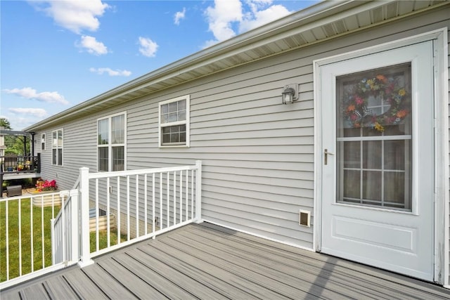 1727 Hunters Creek Way, Marion, IA 52302 - view of wooden deck