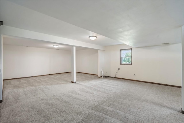 6752 29th Ave, Shellsburg, IA 52332 - basement with carpet and baseboards